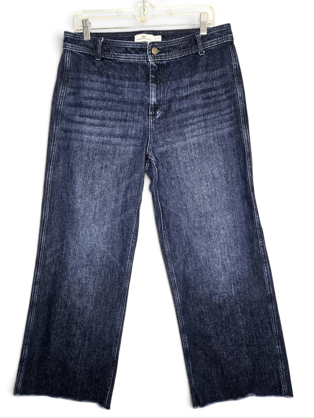 Vineyard Vines Whitney Cropped Wide Leg Jeans. Size 29